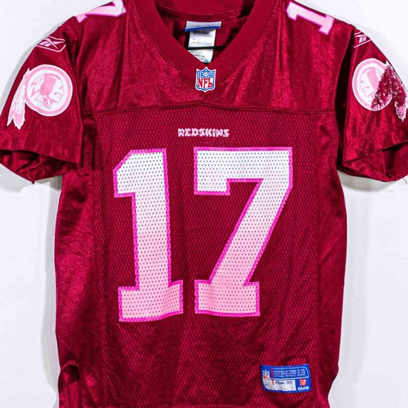 Washington Redskins Jason Campbell Reebok Jersey Youth Small NFL Breast Cancer - Picture 3 of 16